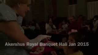 Akershus Royal Banquet Hall Jan 2015 home movie [upl. by Nylarahs]