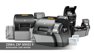 Introducing the New Zebra ZXP 9 Retransfer ID Card Printer [upl. by Aisinut135]