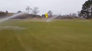 Affect wind has on the sprinklers at Teignmouth [upl. by Rianon]