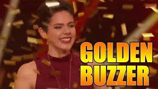 Calysta Bevier Golden Buzzer Singer Americas Got Talent 2016 Audition｜GTF [upl. by Aronal865]