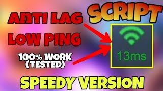 Updated Anti Lag Script  Works 100  Speedy Version [upl. by Nahtahoj42]