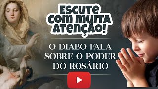 Meditar a Palavra Escuta o que o diabo fala sobre o poder do Rosário  compartilhandoevangelho [upl. by Ahsael929]