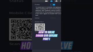 How To Solve Dahua DVR Offline  Part 1 cctv dahua cctvcamera [upl. by Aryajay346]