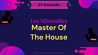 Les Miserables  Master Of The House  Karaoke [upl. by Ttoile273]