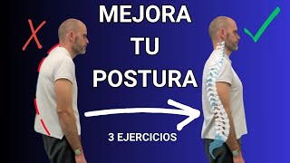 EJERCICIOS CIFOSIS DORSAL ✅ MEJORA la POSTURA [upl. by Nidla675]