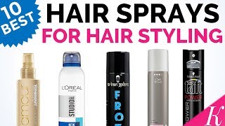 10 Best Hair Styling Sprays for Women  Supreme Hold Styling Hairspray [upl. by Latyrc]