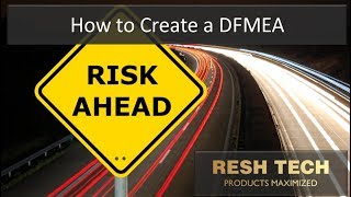 How to create a DFMEA Design Failure Modes and Effects Analysis [upl. by Osher268]