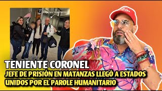 Teniente Coronel Jorge Luis Vega jefe de una prisión en Matanzas llegó a EEUU al parole humanitario [upl. by Biddie]