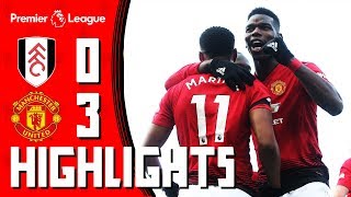 Highlights  Fulham 03 Manchester United  Pogba amp Martial take the Reds into the Top 4 [upl. by Conni708]