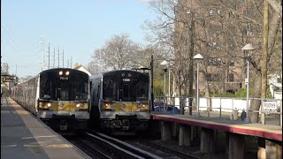 LIRR  Woodmere  Trains Arrive From Both Directions [upl. by Ko]