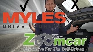 SelfDrive battle Zoomcar or Myles [upl. by Adaven]