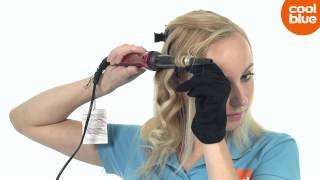 Remington CI96W1 Silk Curling Wand krultang videoreview en unboxing NLBE [upl. by Cassy]