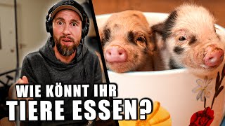 WIE könnt ihr TIERE ESSEN  Nur SO geht TIERSCHUTZ  Robert Marc Lehmann [upl. by Solakcin]