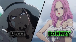 Treasure Cup Round 8 Stageless Lucci vs Bonney  OP07 500 Years In The Future [upl. by Epuladaugairam]