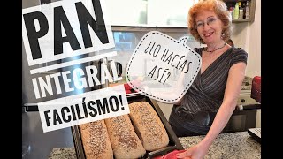 PAN Casero INTEGRAL con Semillas FÁCIL y BARATO Tipo HAUSBROT [upl. by Ycniuq288]