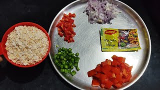 masala Oats recipe 😋 how to make masala oatsoats recipeoats recipeoats healthy oats recipe [upl. by Yesnikcm]