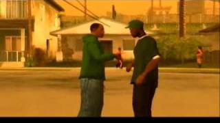 Gangster Party 2pac song GTA SA pics of characters  video [upl. by Wj158]