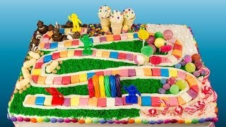 How to Make a Candyland Cake from Cookies Cupcakes and Cardio [upl. by Ynohtnaleahcim748]