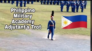 PMA CADET OFFICER EXECUTES THE FAMOUS ADJUTANTS TROT [upl. by Atnoid]