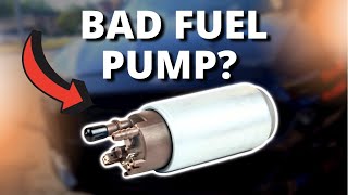 SYMPTOMS OF A BAD FUEL PUMP [upl. by Zhang800]