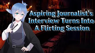 Aspiring Journalists Interview Turns Into A Flirting Session ASMRAudio RoleplayTeasing Fdom [upl. by Nylirak]