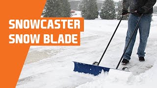 Snowcaster Snowblade Clears snow in HALF the time with HALF the effort of traditional shoveling [upl. by Crowell]