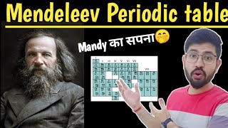 Mendeleev Periodic Table in 15minutes  Mendeleev Periodic Table in Hindi class 10th amp11th [upl. by Sigismond]