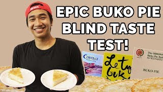 Epic Buko Pie Blind Taste Test [upl. by Ennaecarg903]