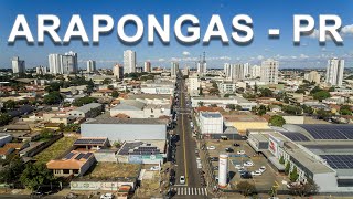 Conheça a incrível historia de Arapongas no Paraná em 4K [upl. by Hakilam]