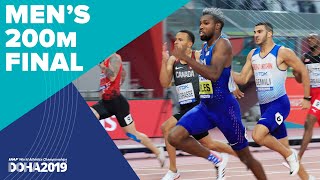 Mens 200m Final  World Athletics Championships Doha 2019 [upl. by Ayekel]