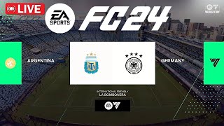 EA SPORTS FC 24  Argentina vs Germany  at la Bombonera stadium [upl. by Ahsieki]