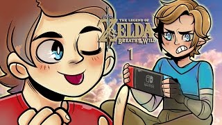 The Legend of Zelda Breath of the Wild Part 1  LINK RETURNS TO THE SWITCH [upl. by Neilla303]