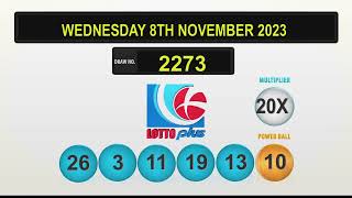 Nlcb Lotto Plus Draw Results Wednesday 8th November 2023 [upl. by Annabelle]