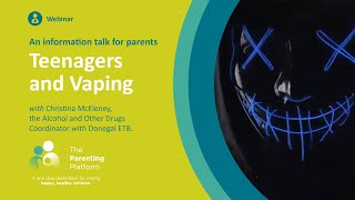 An information talk for parents  Teenagers and Vaping [upl. by Sukul]