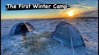 LAKE DISTRICT WINTERY WILDCAMP  THE FIRST REAL CHILL [upl. by Edora235]