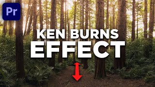 How to Easily Create the Ken Burns Effect in Premiere Pro shorts [upl. by Ewolram515]