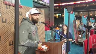 Rob Ninkovich speaks on Chris Long making the Super Bowl 2017 [upl. by Neetsirk831]