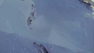 Crazy Straightline on Skis Whistler  Exhilaration [upl. by Anerda]