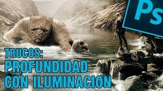 Tutorial Photoshop trucos para crear profundidad con iluminaciones by ildefonsosegura [upl. by Donal]