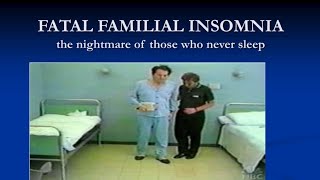 Fatal Familial Insomnia is a prion disease [upl. by Melar]