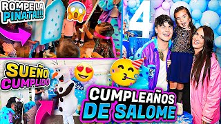 Así fue el 4 cumpleaños de SALOMÉ 😍🎂 Carlos Feria amp AdrilatinaTv [upl. by Naamann466]