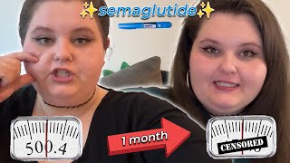 Amberlynns weight loss on semaglutide [upl. by Lecia]