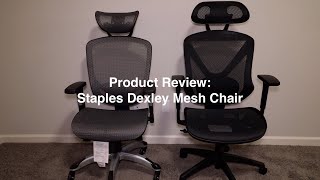 Dexley Mesh Chair  Larger Ergonomic Chair Plus Comparison with Hyken [upl. by Akyssej]