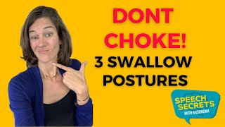 Swallow Posture Strategies for Dysphagia [upl. by Shaikh]