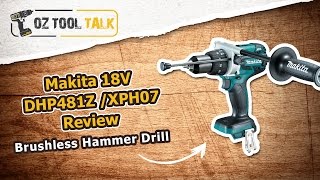 Makita Brushless 18V Hammer Drill DHP481  XPH07 Review [upl. by Austin330]