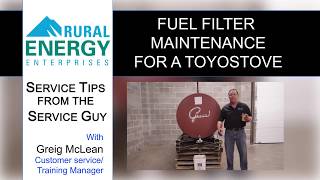 Using a Water Block Fuel Filter on Your Toyotomi Toyostove  Maintenance Guide [upl. by Accisej]