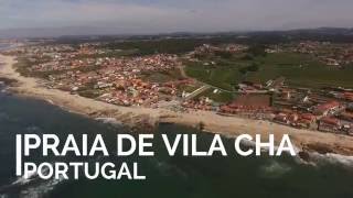 Praia de Vila Chã  Portugal  a vista de drone [upl. by Mahtal87]