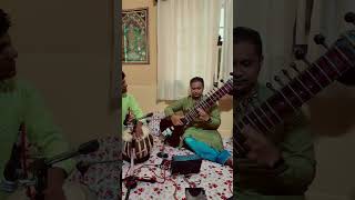 shorts Raag des sitarsitar by ankit Bhatt and Yakshita Bhatt and tabla by Farukh Hussain sitar [upl. by Tnecniv]