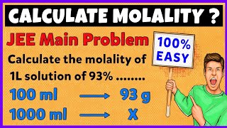 How to Calculate Molality [upl. by Uhej31]