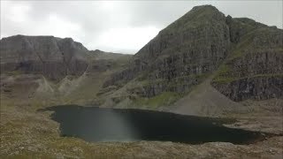 Beinn Eighe Triple Buttress amp Ruadh Stac Sail Mor flight footage [upl. by Eniamrahs1]